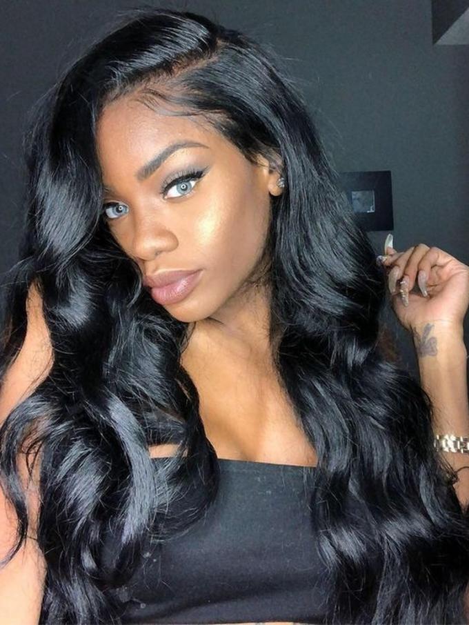Silky Texture Wavy Lace Front Wig-LW010