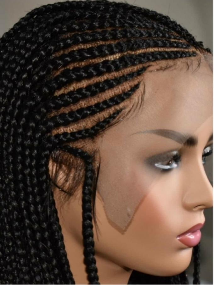 Full Lace Long Box Braided Wig-BBW001