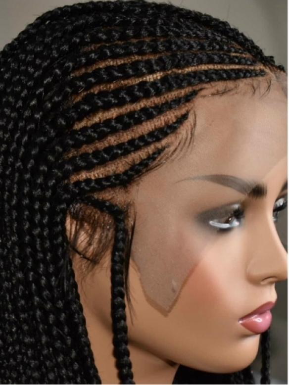 Full Lace Long Box Braided Wig-BBW001