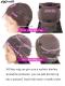 Wave Human Hair Lace Front Wigs Pre-Bleached Hairline-LFB746