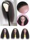 HALF WIG CLEARANCE SALE-20INCHES 150% DENSITY KINKY YAKI BRAZILIAN VIRGIN HUMAN HAIR HALF WIG-HWCS01 