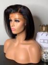 Silky Straight Short Bob Lace Front Wig-LW151