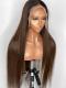 Summer New Brown Silky Straight Lace Front Wig-CL020