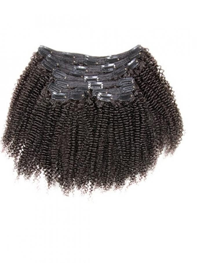 KINKY CURLY CLIP INS FOR (3C - 4A) Natural Hair-CH002