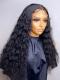 NO MORE GRIDS- More Natural 5*5 Lace Closure Human Hair Invisi-Scalp Deep Wave Wig -IS007