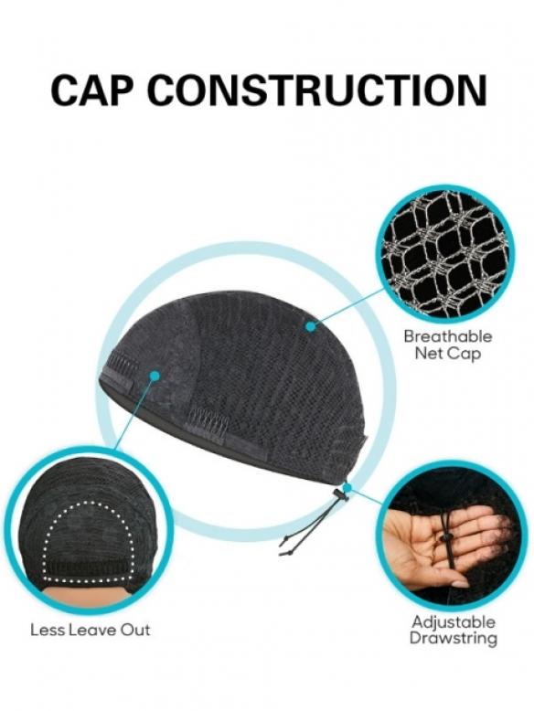 STYLE ME MILLION WAYS-NEW VERSATILE-CAP KINKY YAKI HUMAN HAIR WIG-VW001