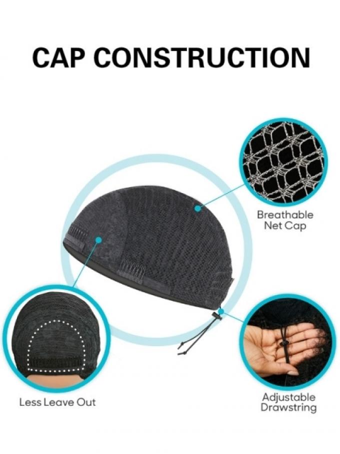 STYLE ME MILLION WAYS-NEW VERSATILE-CAP KINKY YAKI HUMAN HAIR WIG-VW001