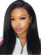 Preplucked Indian virgin 360 lace frontal human hair kinky straight wig -WE047