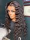 Human Hair Full Lace Wig Curly Ash Brown