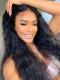 Long Curly Human Hair Lace Front Wigs For Black Women Pre-Pluck Pre-Bleached Hairline-LFB904