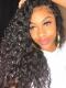 Indian virgin lace front curly wig-LFC001