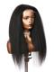 BELLA--BEGINNERS’WIG COLLECTION - 10-MIN LACE WIG-NATURAL BLACK KINKY STRAIGHT-LACE CLOSURE WIG