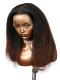 REINA-OMBRE KINKY STRAIGHT-LACE FRONTAL WIG