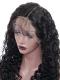 Preplucked Indian virgin 360 lace frontal human hair deep wave wavy wig -WE072