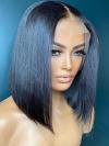 13*6 SUPER FINE INVISIBLE HD LACE-12INCHES HUMAN HAIR LACE FRONTAL BOB WIG- HD908