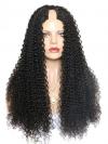 New U-part Natural Color Human Hair Wig-UP001