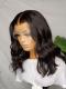 New Indian remy wavy13*4 three-way-parting lace front human hair wig-LW189