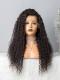 Invisible HD skin melt swiss lace curly human hair full lace wig