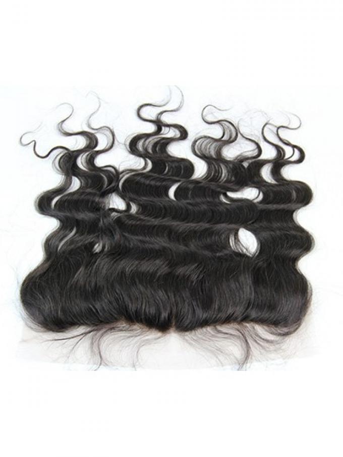 13*4 indian remy human hair body wave lace frontal-FW134