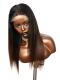 HANAN-BEGINNERS’WIG COLLECTION - 10-MIN LACE WIG-OMBRE STRAIGHT-LACE CLOSURE WIG