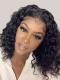 Human Hair Full Lace Wig Curly Ash Brown