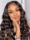 Long Wavy Centre Parting Human Hair Lace Frontal Wig-LFB843