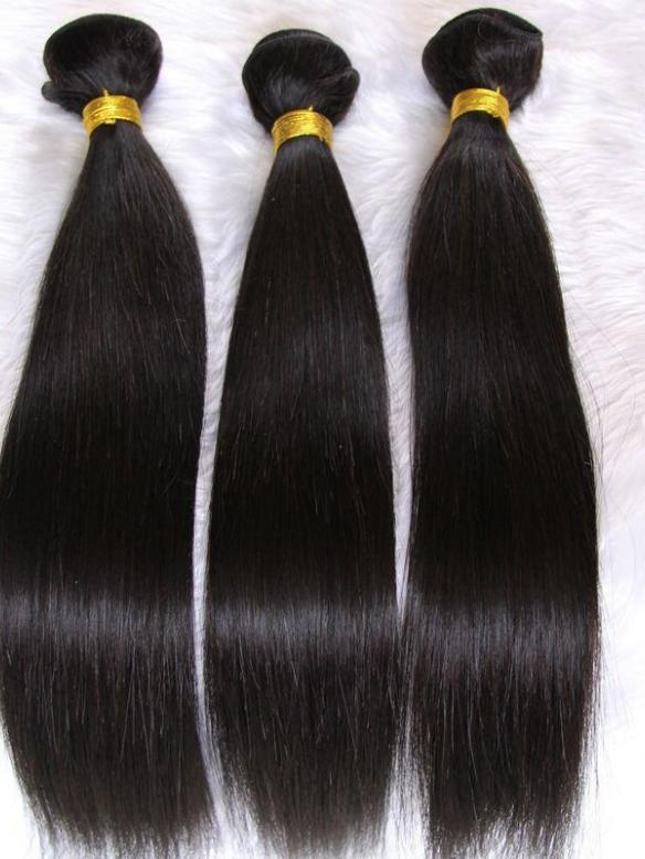 Indian remy straight weave bundle-BW002