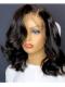 14 Inches 180% density indian remy wavy 360 lace frontal human hair wig-WE070