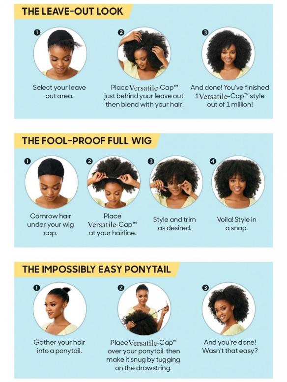 STYLE ME MILLION WAYS-NEW VERSATILE-CAP HUMAN HAIR WIG-GENNA