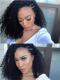 Human Hair Full Lace Wig Curly Ash Brown