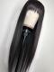 New 13x6 T-Part Lace Front 100% Brazilian Human Hair Long Straight Wigs With Bangs-TP006