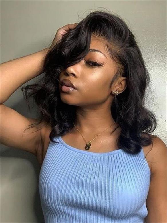 Short Wavy Lace Front Wig for Summer-LW161