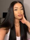 EASY FOR DAILY LIFE- MOST REALISTIC BEGINNER FRIENDLY LACE CLOSURE LONG STRAIGHT HUMAN HAIR WIG-WE982