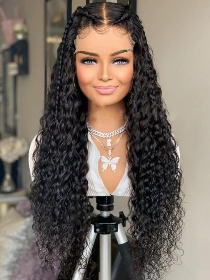 New&Upgraded 5×5 Invisible Real HD lace Closure Deep Wave Human Hair-SWC052