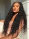 Long Curly Natural Color Lace Front Wig-LFW985