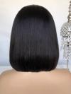 Easy affordable short middle part human hair wig
