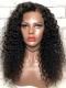 Indian virgin free part preplucked human hair curly full lace wig-FL018