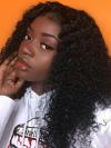 Jerry Curl Natural Color Lace Frontal Wig-LFW942