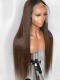 Summer New Brown Silky Straight Lace Front Wig-CL020