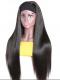 New Protective Style For Black Natural Hair-Quick Fix Elegant Silky Striaght Headband Wig For Last Minute Problems-HW002