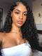 Human Hair Full Lace Wig Curly Ash Brown