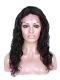 18 inches indian remy beachy wave free part full lace human hair wig - BWE008