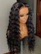 New Water Wave Natural Black 5x5 HD Swiss Lace Closure Wig-SWC006