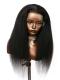 NORAH-NATURAL BLACK KINKY STRAIGHT-LAVE FRONTAL WIG