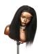 AMANDA -BEGINNERS’WIG COLLECTION - 10-MIN LACE WIG-NATURAL BLACK KINKY STRAIGHT-LACE CLOSURE WIG