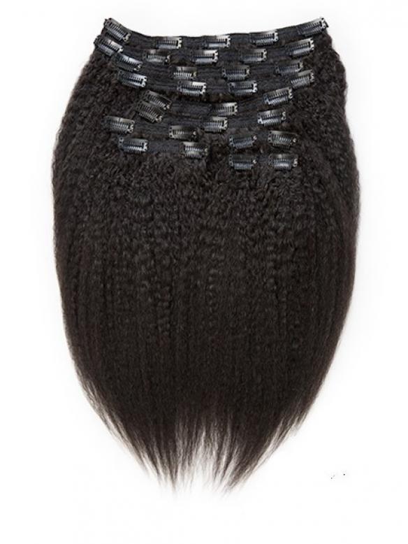 STRAIGHT KINKY BLOW-OUT CLIP INS-CH004