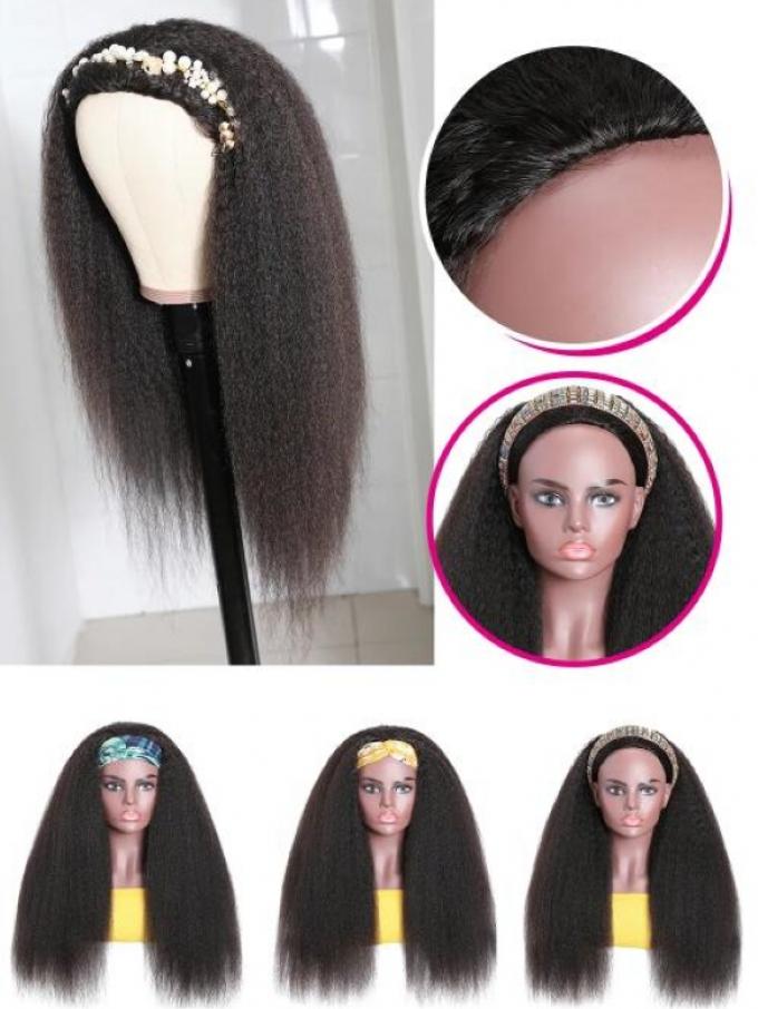 STYLE ME MILLION WAYS-NEW VERSATILE-CAP KINKY YAKI HUMAN HAIR WIG-VW001