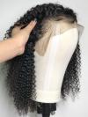 150% density indian remy curly 360 lace frontal human hair wig-WE033