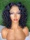 ELEGANT CURLY HUMAN HAIR LACE FRONT WIG BOB-CB004