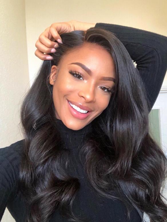 Human Hair Full Lace Wig Curly Ash Brown